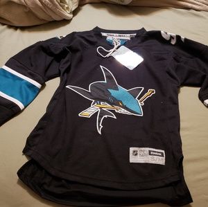 NWT Licensed NHL Sharks Jersey